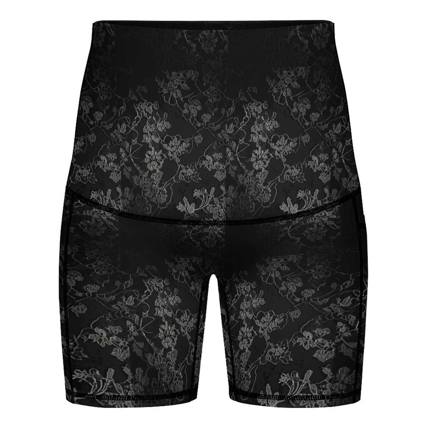 Pregnancy Yoga Shorts Black