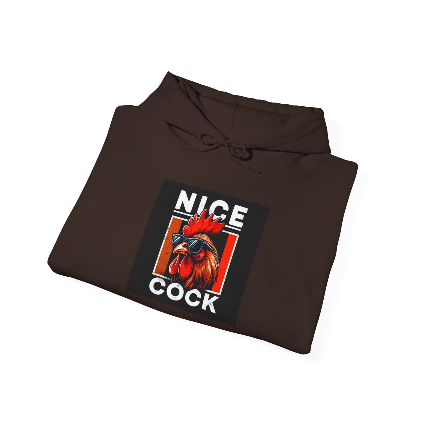 Rooster Graphic Hoodie – "Nice Cock" Bold Farmhouse Pullover