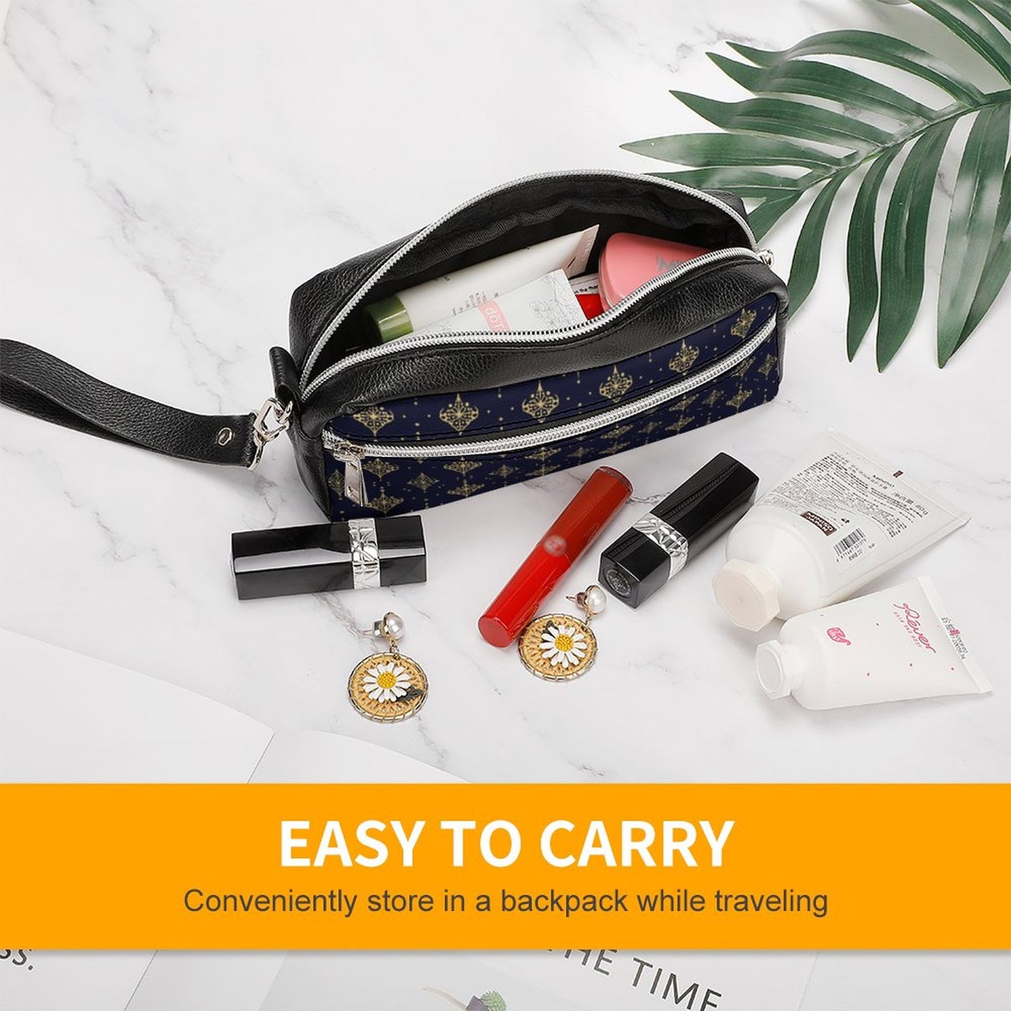 Versatile Cosmetic Bag & Pencil Case Pouch