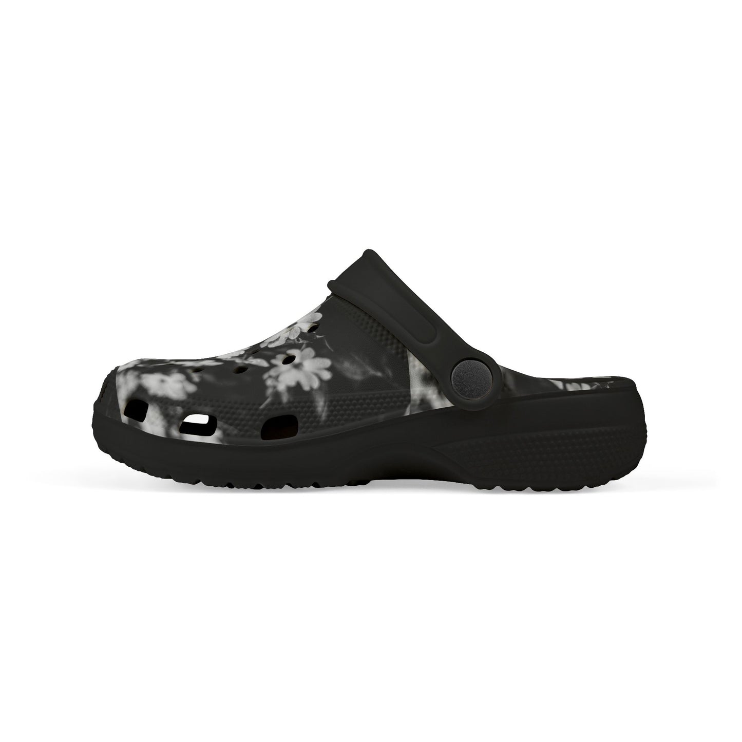 Floral Kid's Clogs, Cute Garden Shoes