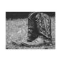 Western Cowboy Boots Matte Canvas Wall Art – Black & White Rustic Country Decor