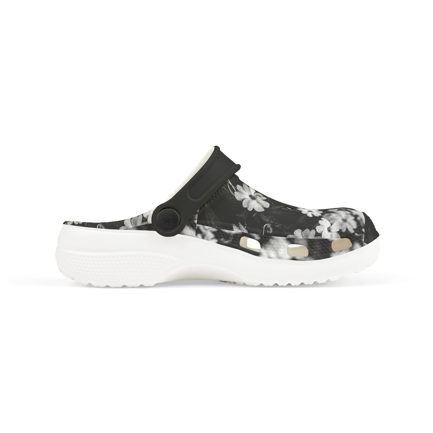 Floral Kid's Clogs, Cute Garden Shoes