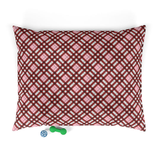 Comfort Plaid Pet Bed for Cozy Pups, Dog Bed, Cat Bed, Puppy Blanket, Pet Accessories, Holiday Gifts for Pet Lovers