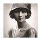 Vintage 1920s Flapper Portrait Canvas