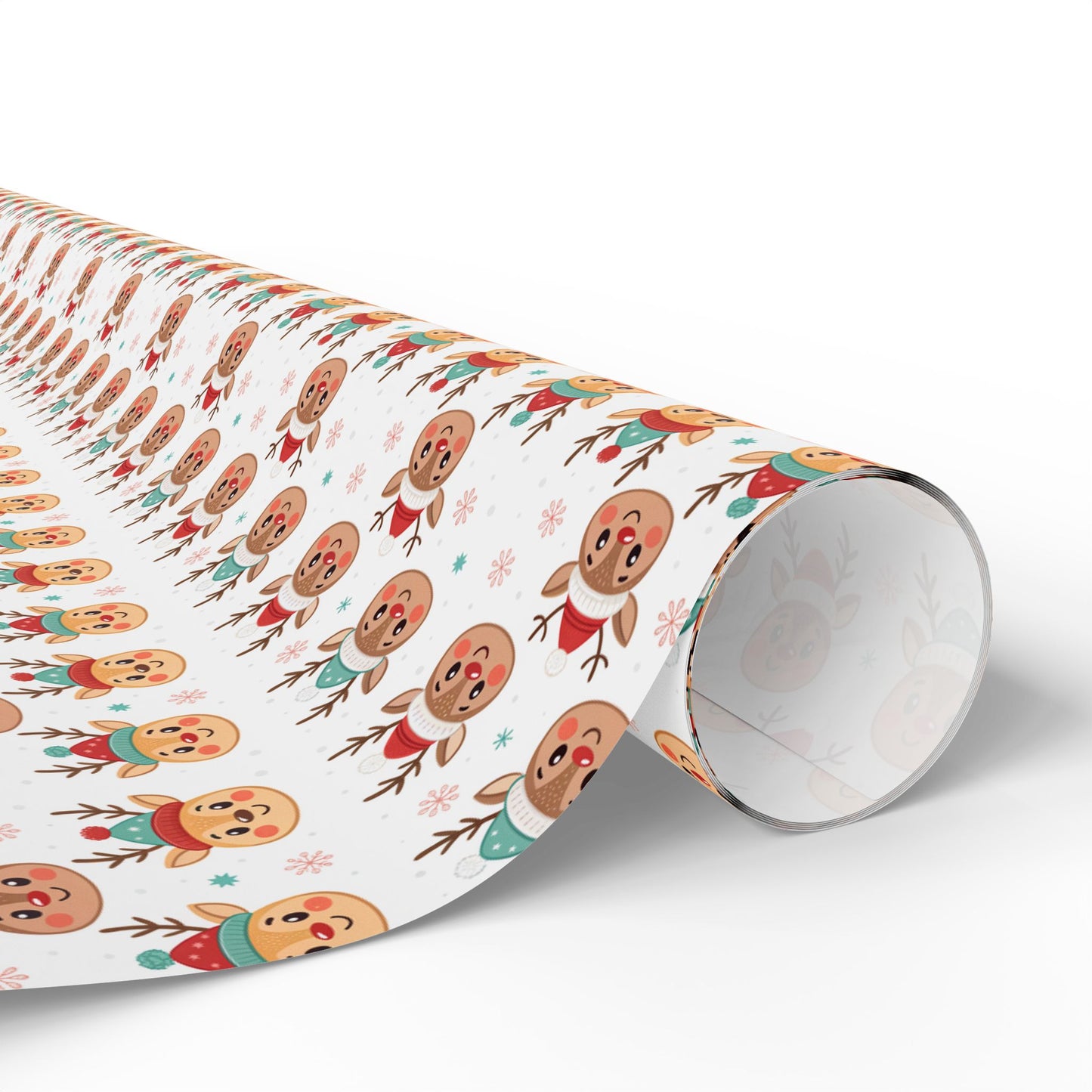 Gingerbread Pattern Wrapping Paper — Festive Holiday Gift Wrap (Roll)