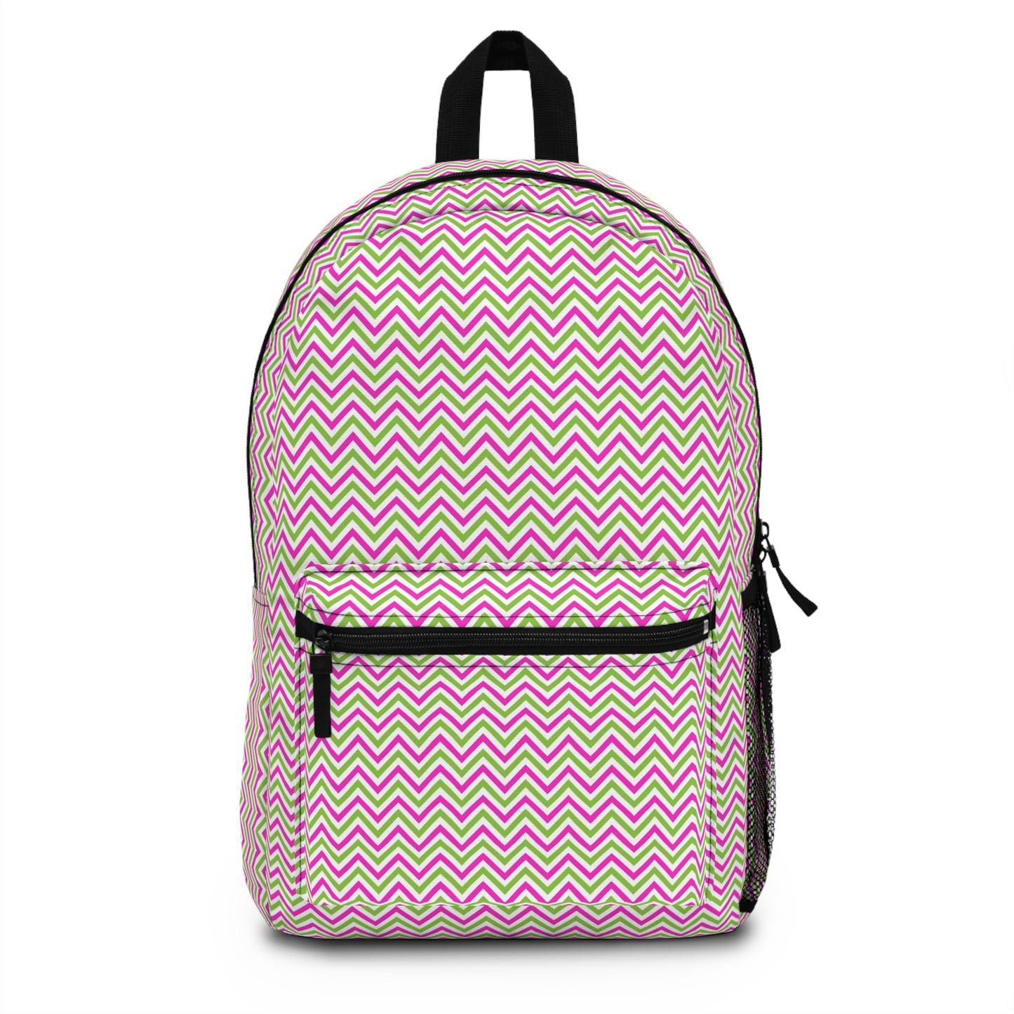 Vibrant Chevron Pattern Backpack