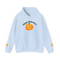 Halloween Pumpkin Hoodie with 'Happy Halloween' Design, Cozy Unisex Sweatshirt for Fall Celebrations, Perfect for Halloween Parties, [...]