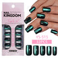 Purple Cat Eye Almond Press On Nails (MOQ=3) – Image 11