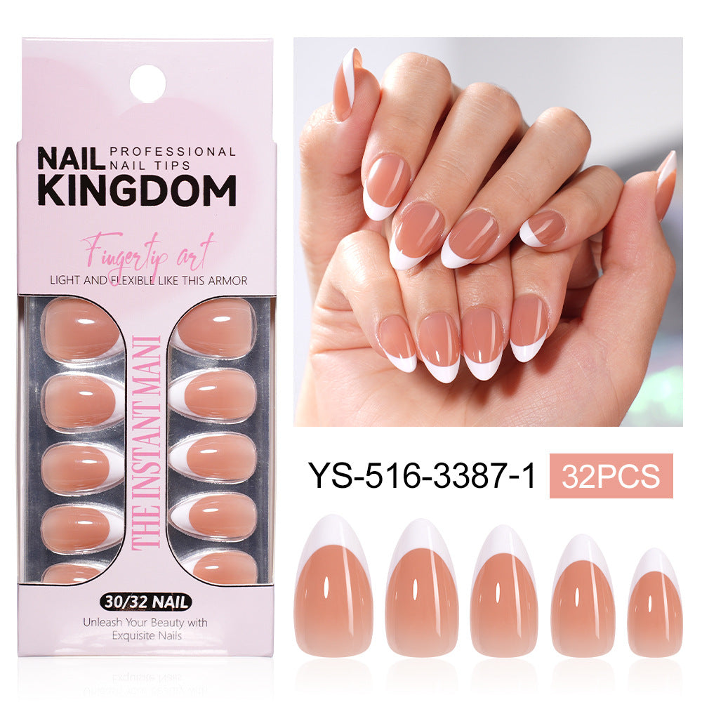 "Classic White French" - Timeless 32Pcs Press-On Nails Set – Image 16
