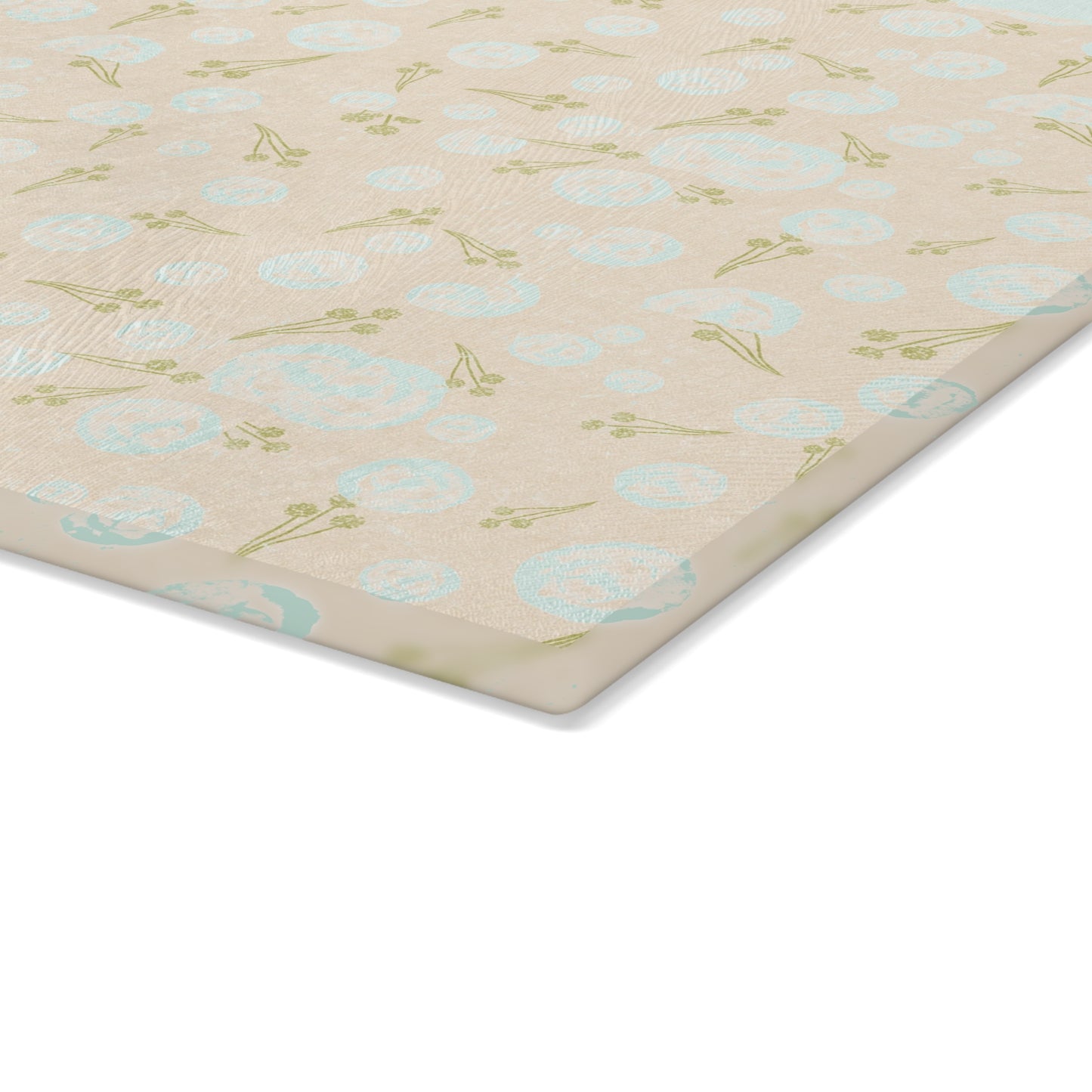 Elegant Floral Glass Cutting Board - Kitchen Decor, Gift for Cooking Enthusiasts, Wedding, Housewarming, Birthday