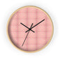 Charming Floral Wall Clock Pink Decor, Home Accessories, Gift for Her