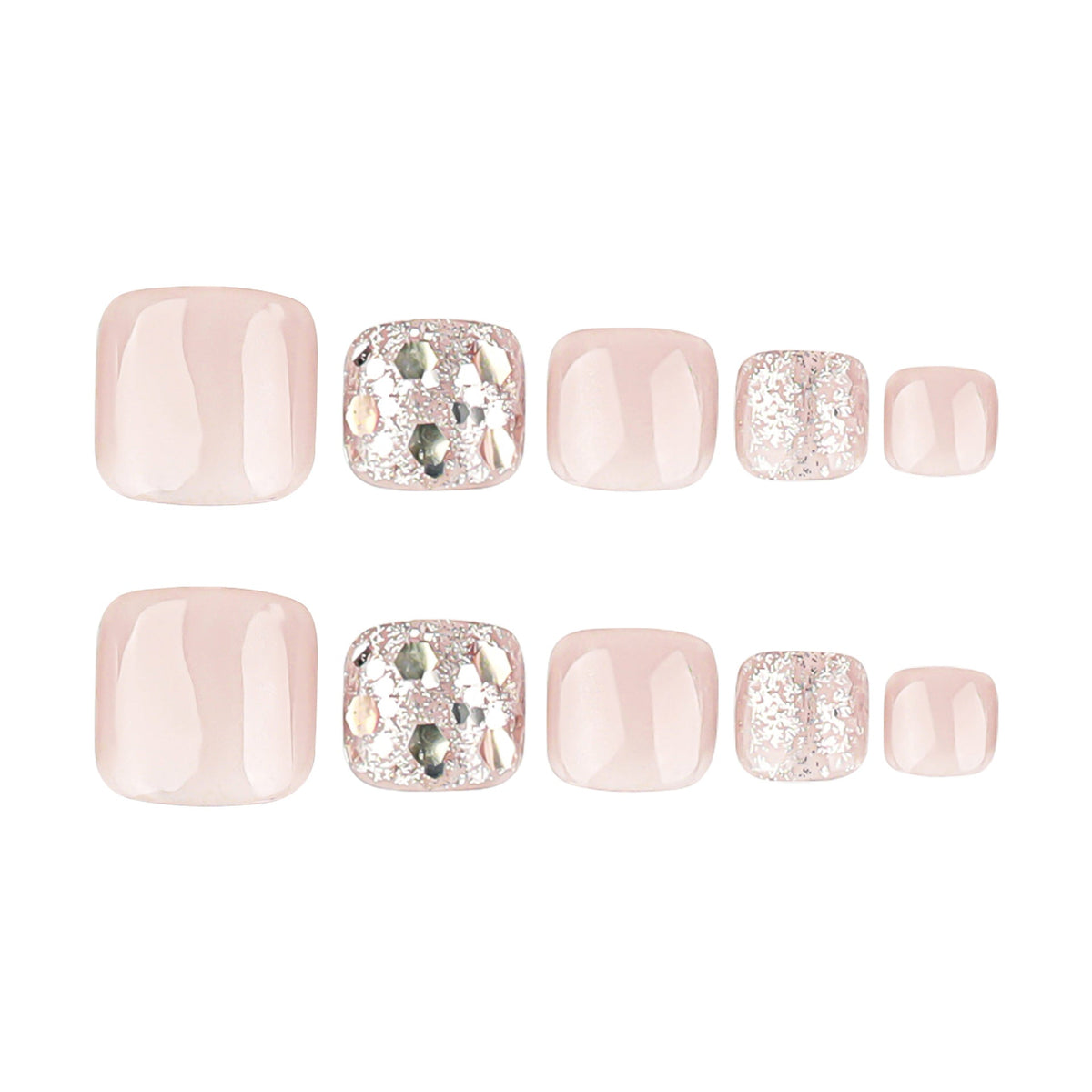 cat eye flash wears nail and foot nail glitter powder sequins foot manicure hot-selling toenail and foot nail – Image 5