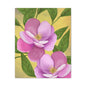 Matte Canvas, Stretched, 1.25" Tulips Pink and Purple Flowers