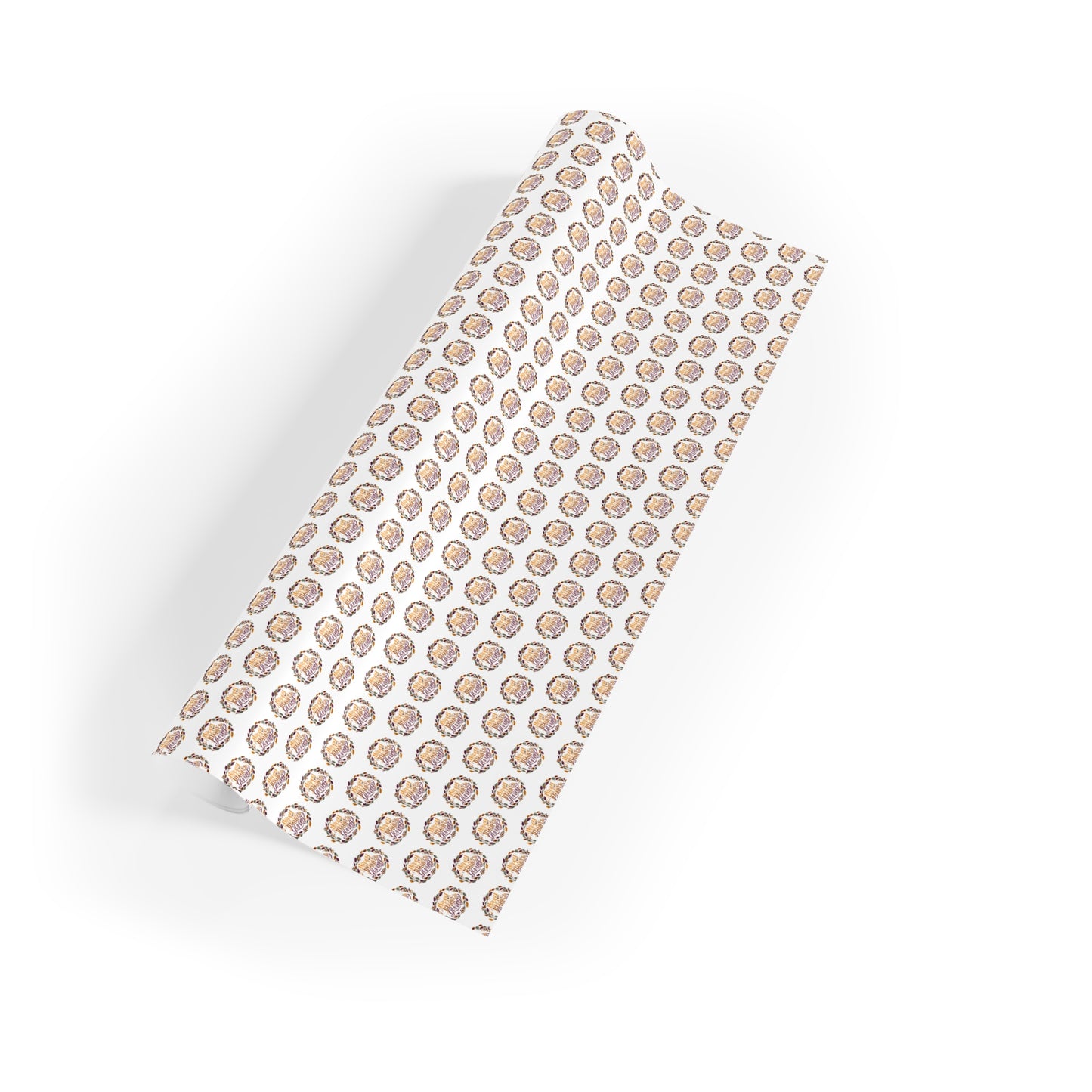 Neutral Leopard Print Gift Wrap Roll — Modern Safari Animal Pattern Wrapping Paper