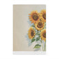 Sunflower Bouquet Minky Blanket — Soft Floral Throw for Cozy Home Décor
