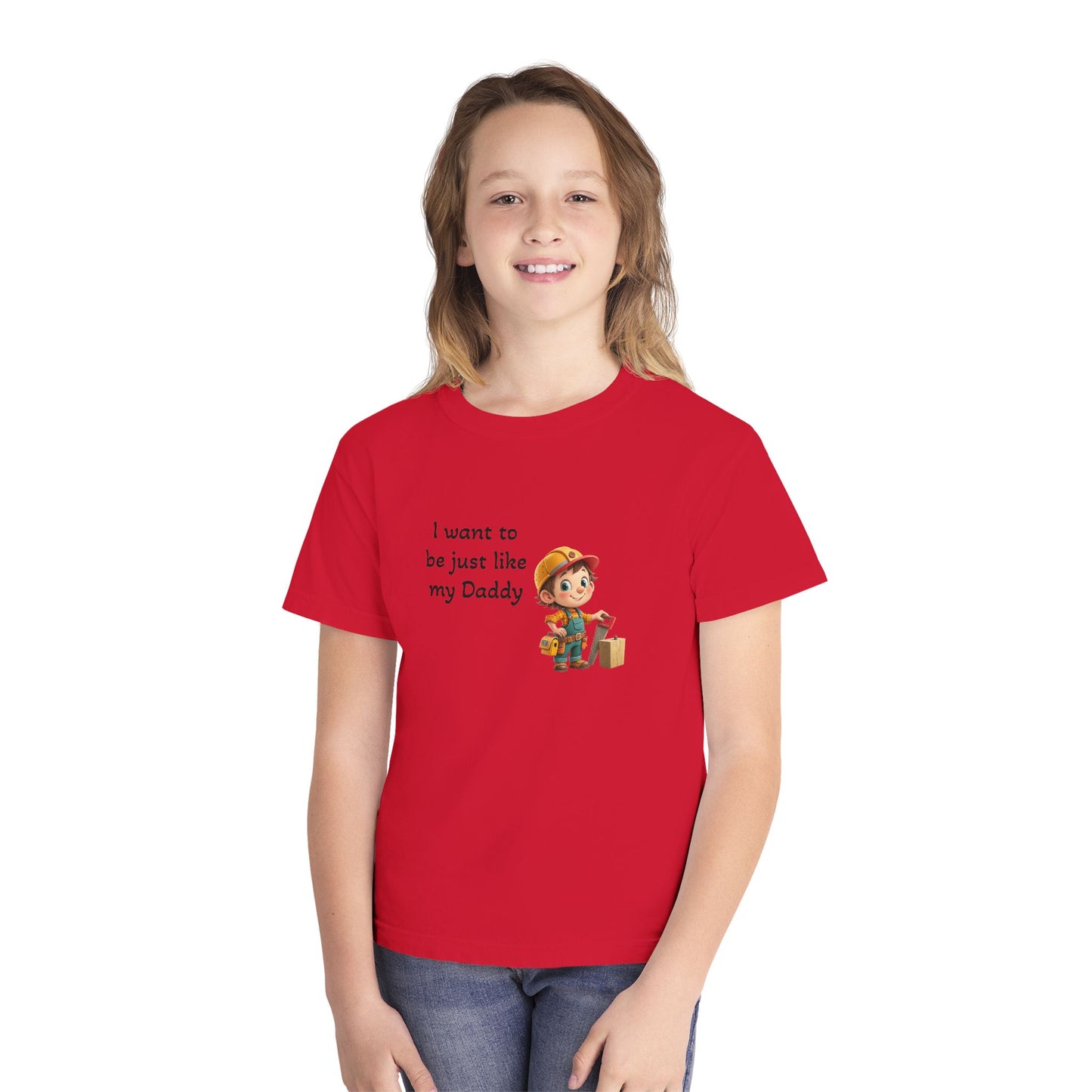 Youth Tee - 'I Want to Be Just Like My Daddy'