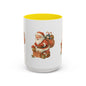 Festive Santa Coffee Mug, Holiday Gift, Christmas Decorations, Cozy Kitchen, Unique Mug, Santa-Themed Drinkware