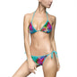Colorful Tie-Dye Women's Bikini Swimsuit, Beach Swimwear, Summer Vacation, Pool Party, Resort Getaway, Festival Outfits