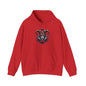 Colorful Jester Hoodie, Unique Graphic Sweatshirt