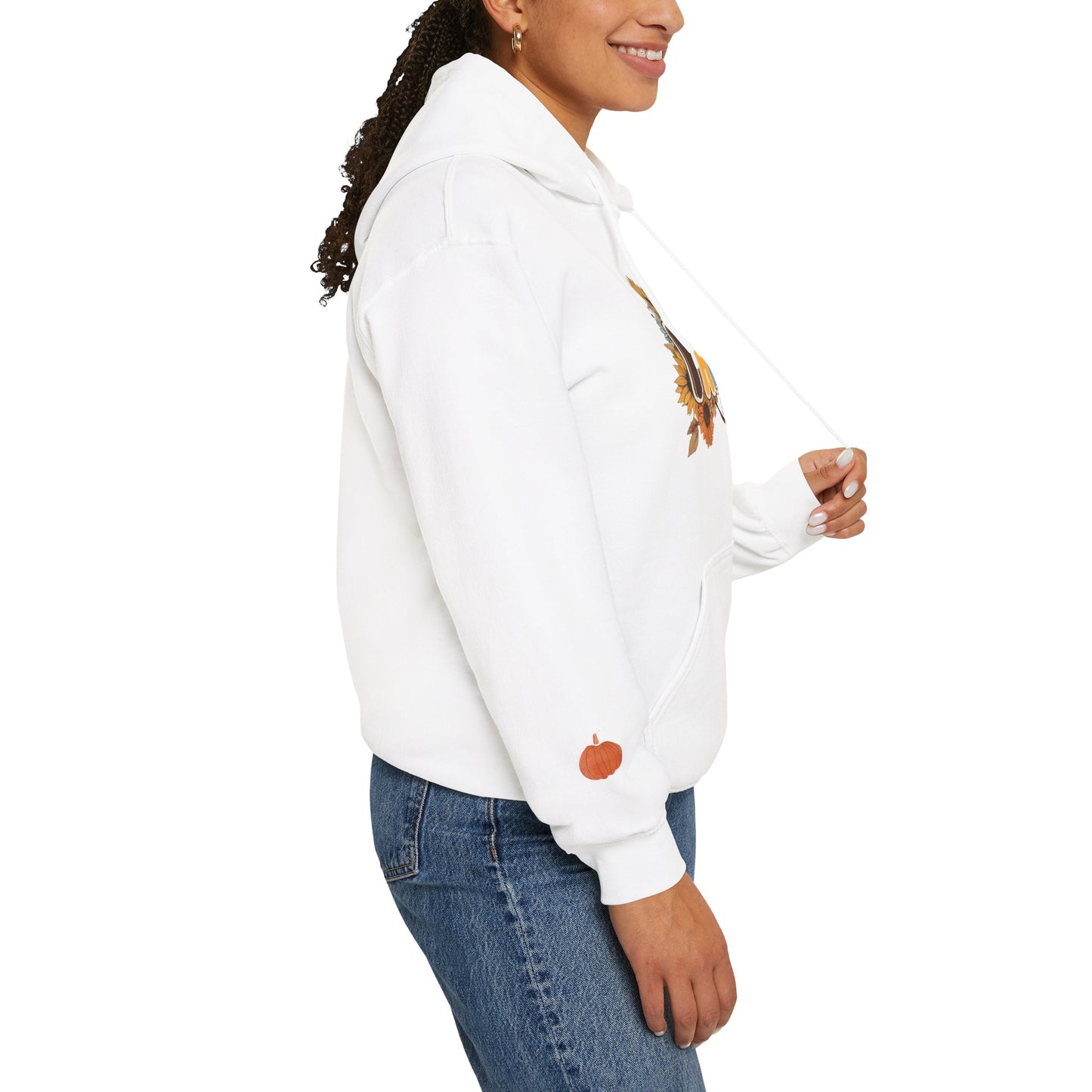 Cozy Fall Vibes Hoodie, Unisex Sweatshirt for Autumn, Pumpkin Design, Perfect for Thanksgiving, Gift for Friends, Seasonal Wear