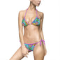 Vibrant Floral Bikini Swimwear, Beachwear, Summer Swim, Pool Party Outfit, Vacation Essential, Floral Swimsuit