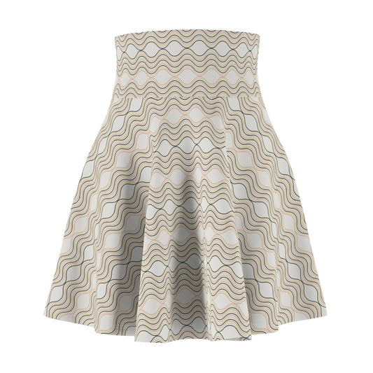 Chic Women's Skater Skirt - Trendy AOP Design, Stylish Summer Wear, Casual Outfit, Fashionable Gift, Unique Beachwear