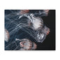 Jellyfish Swarm Matte Stretched Canvas