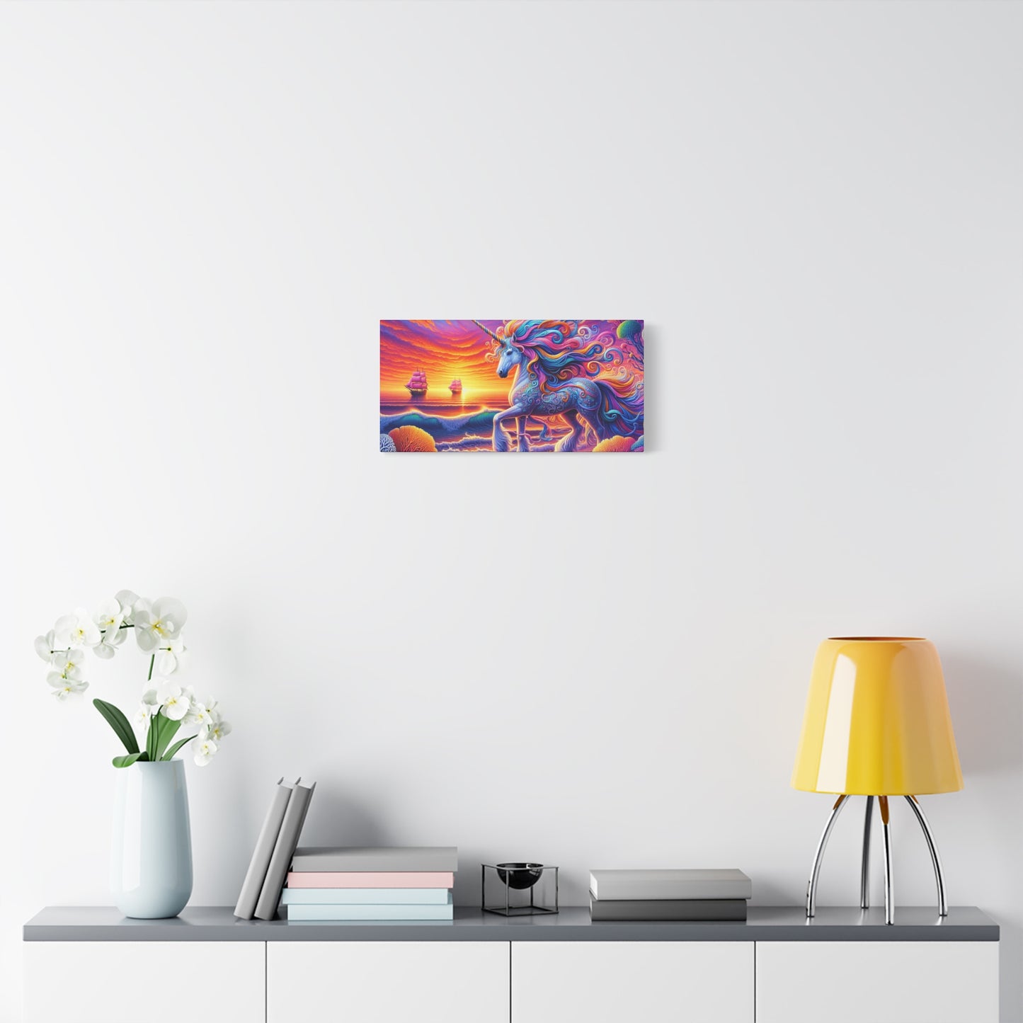 Matte Canvas, Stretched, 1.25"  Unicorn