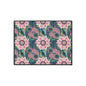 Floral Boho Heavy-Duty Floor Mat — Pink Lotus Pattern Rug