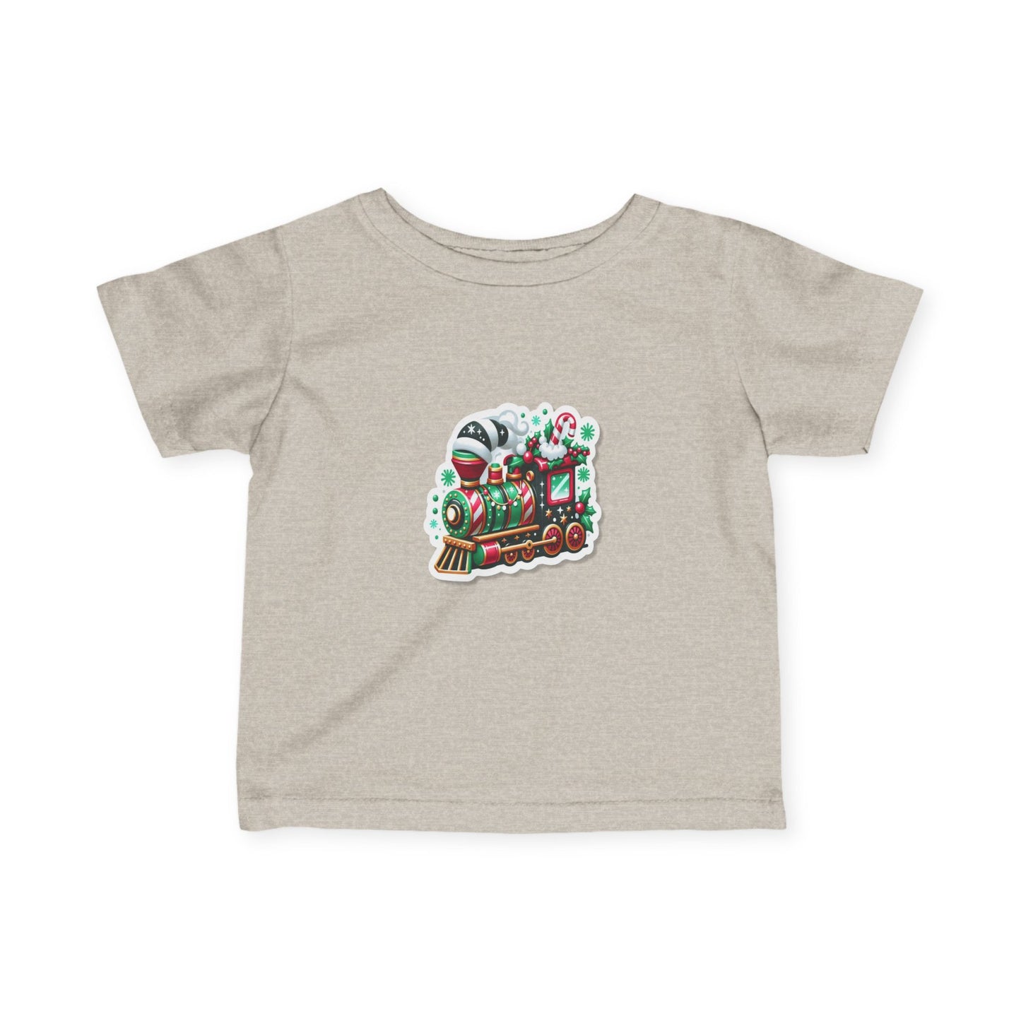 Infant Tee — Cute Christmas Toy Train Holiday Baby Shirt