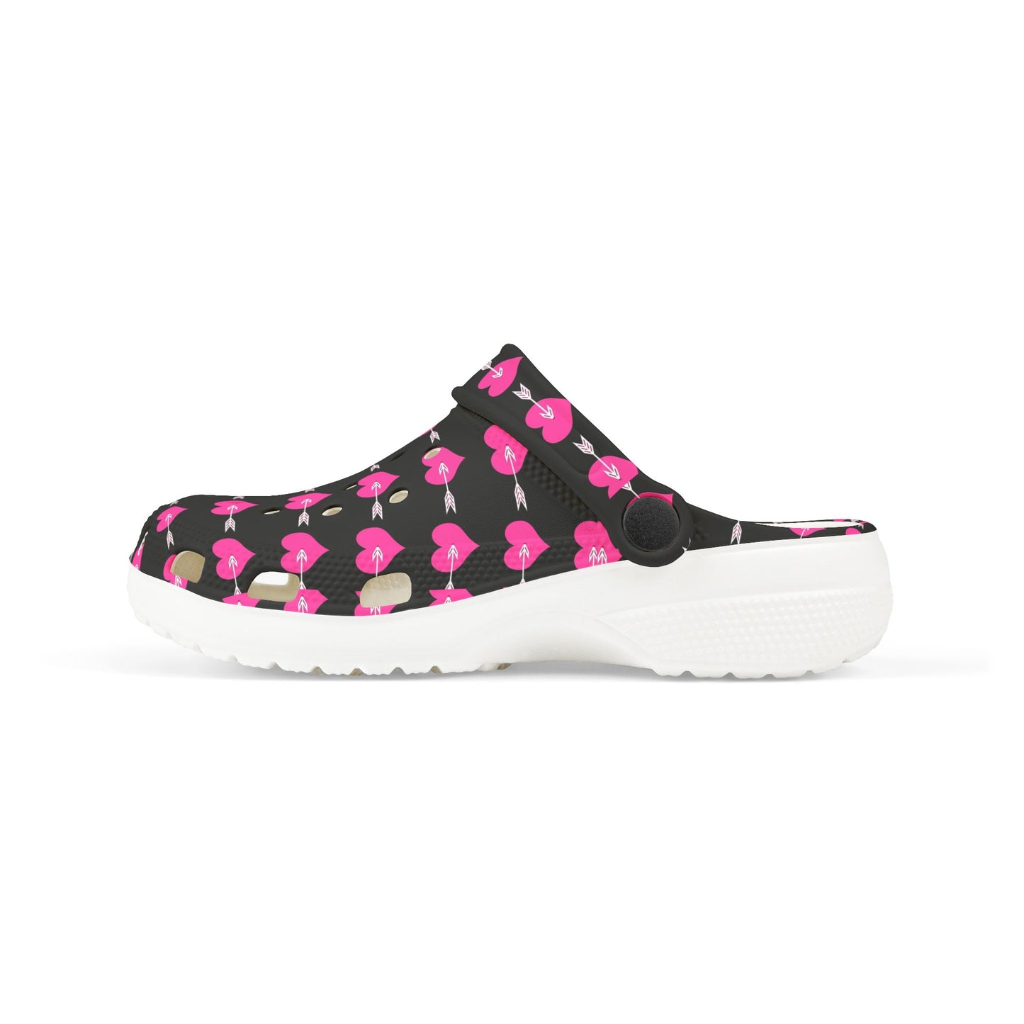 Kid's Heart Pattern Clogs - Fun & Colorful Foam Shoes