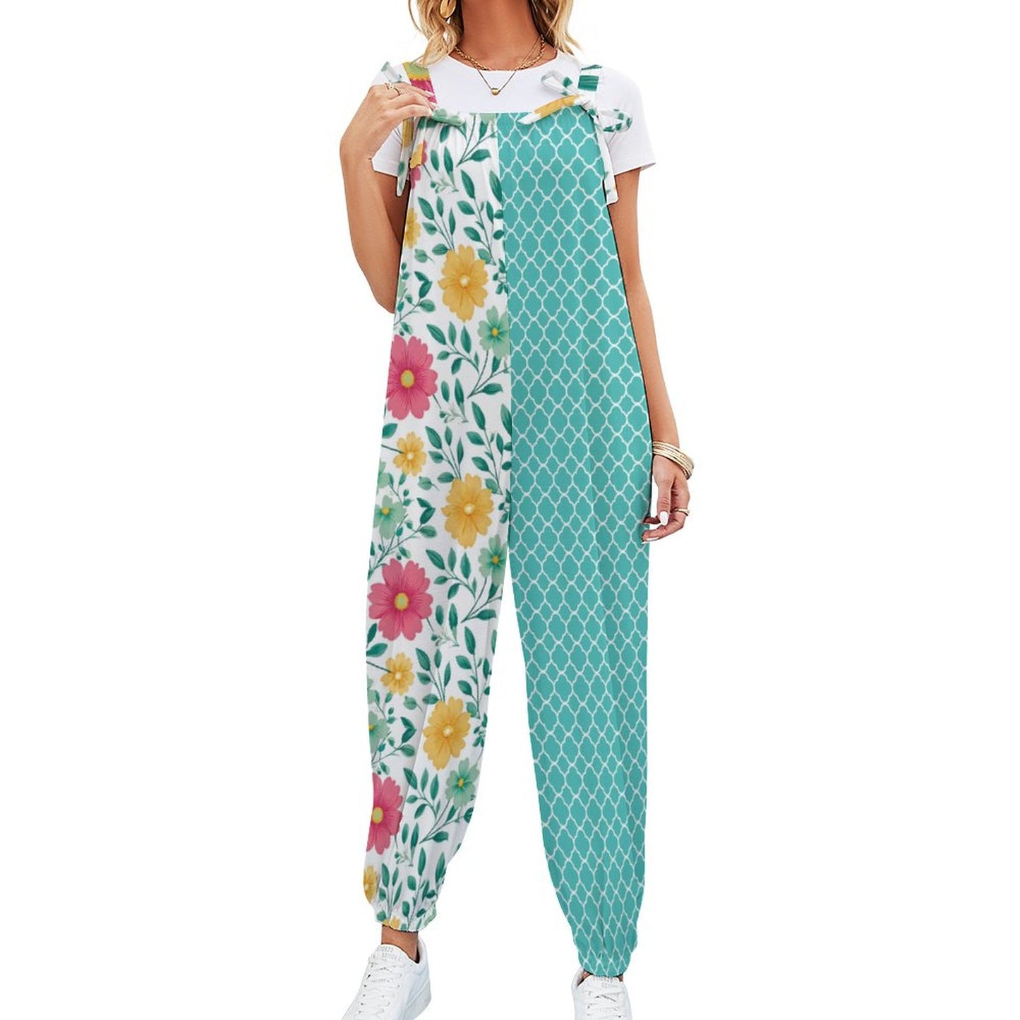 Spaghetti Strap Jumpsuit multicolor