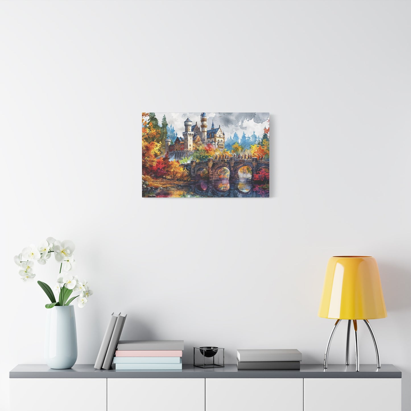 Matte Canvas, Stretched, 1.25" - Castle