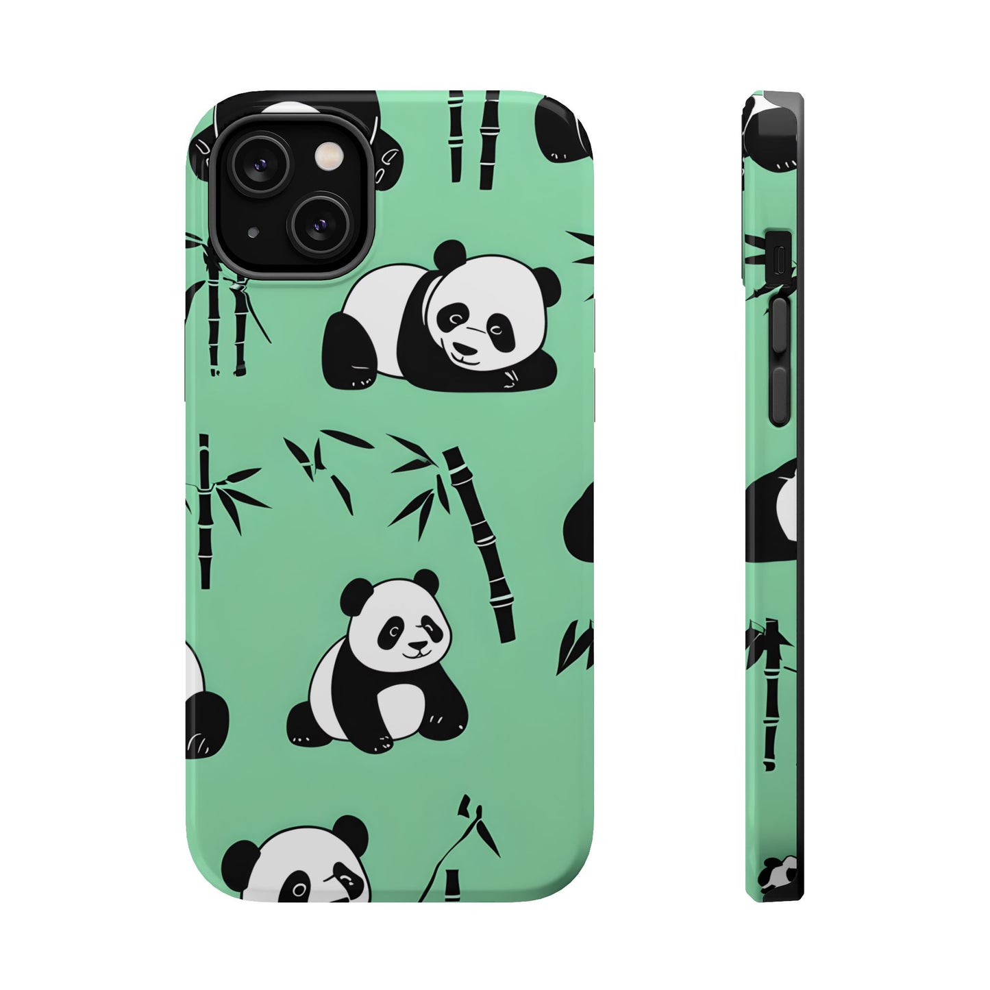 Panda Bamboo Magnetic Impact-Resistant Phone Case