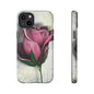 Rose Phone Case – Tough Cases, Floral Phone Cover, Gift for Her, Minimalist Design, Nature Lover's Accessory, Birthday Gift Idea