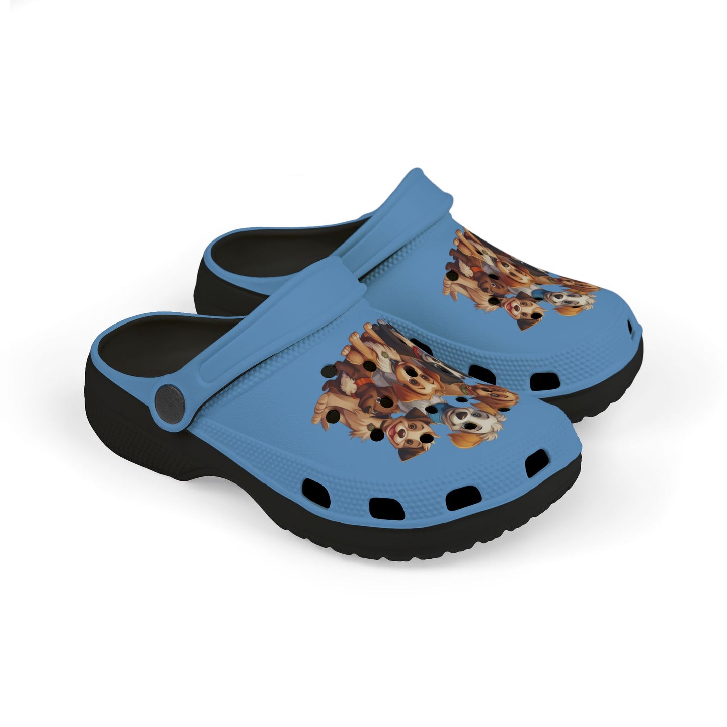 Kids' Dog-Themed EVA Foam Clogs