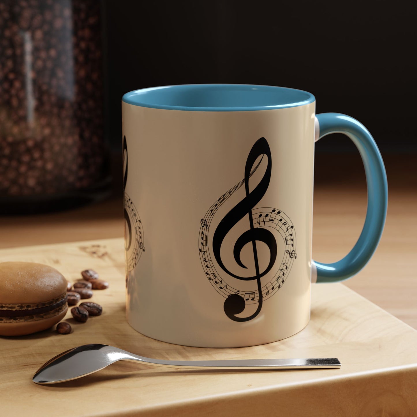 Musical Notes Coffee Mug - Perfect Gift for Music Lovers