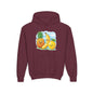 Kids Tropical Fruit Hoodie — Cute Pineapple, Banana & Orange Graphic Sweatshirt