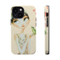 Whimsical Girl with Frog Magnetic Impact Phone Case