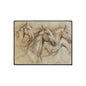 Galloping Horses Heavy Duty Floor Mat — Rustic Equestrian Rug for Entryway, Stable, Garage