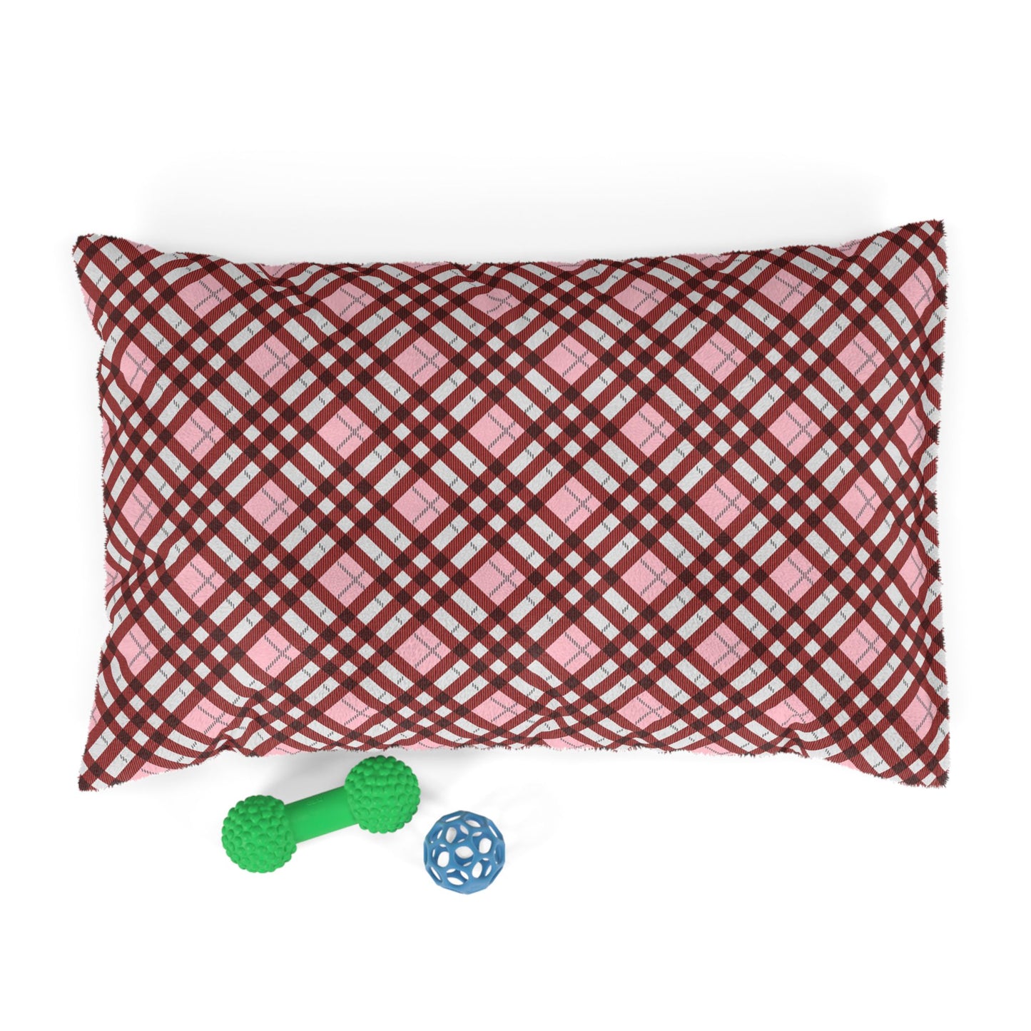 Comfort Plaid Pet Bed for Cozy Pups, Dog Bed, Cat Bed, Puppy Blanket, Pet Accessories, Holiday Gifts for Pet Lovers
