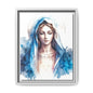 Framed Canvas Art Print, Spiritual Decor, Religious Artwork, Wall Decor, Gift for Faith, Elegant Home Decoration