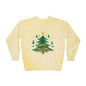 Merry Christmas Color Blast Crewneck Sweatshirt, Unisex Holiday Sweatshirt, Cozy Sweatshirt Gift, Festive Apparel, Christmas Sweater
