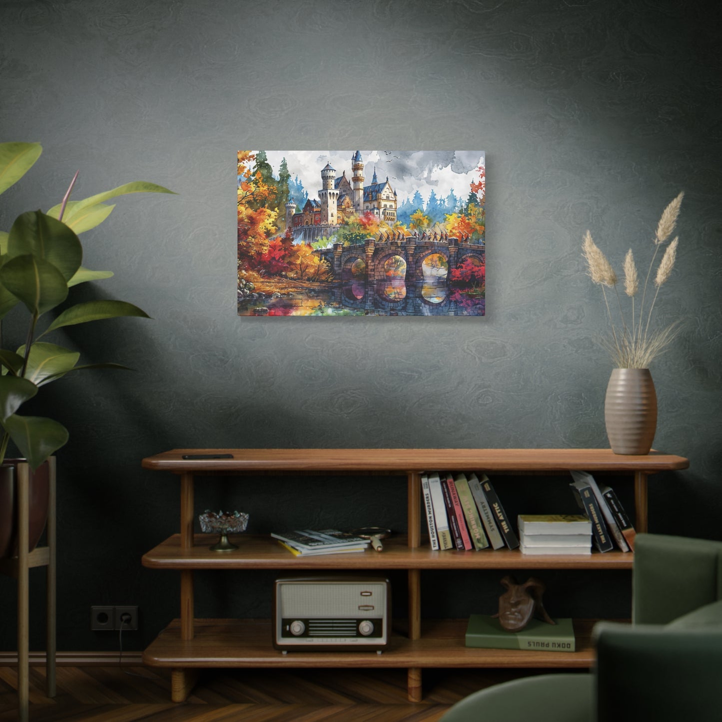 Matte Canvas, Stretched, 1.25" - Castle