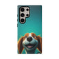 Happy Dog Phone Case — Cute Cartoon Puppy Protective Phone Cover