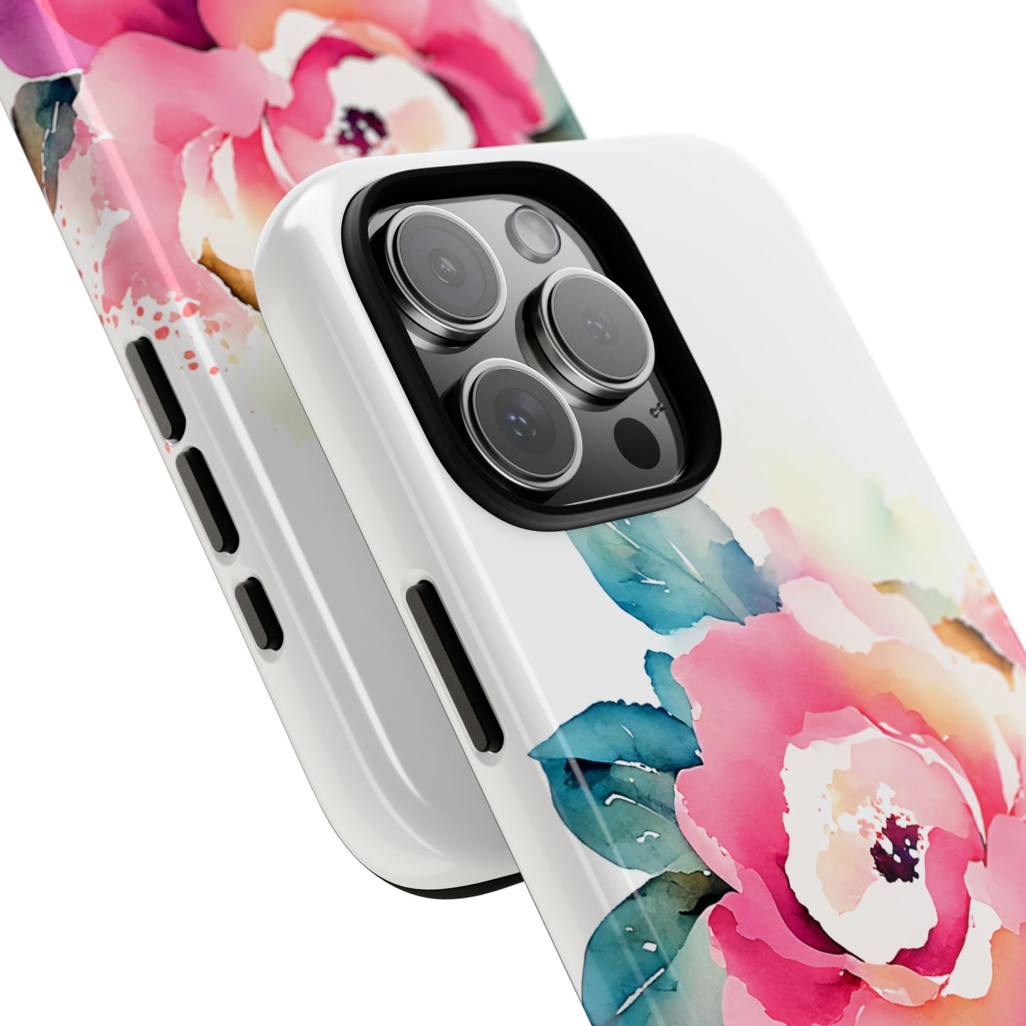 Floral Phone Case - Vibrant Rose Design