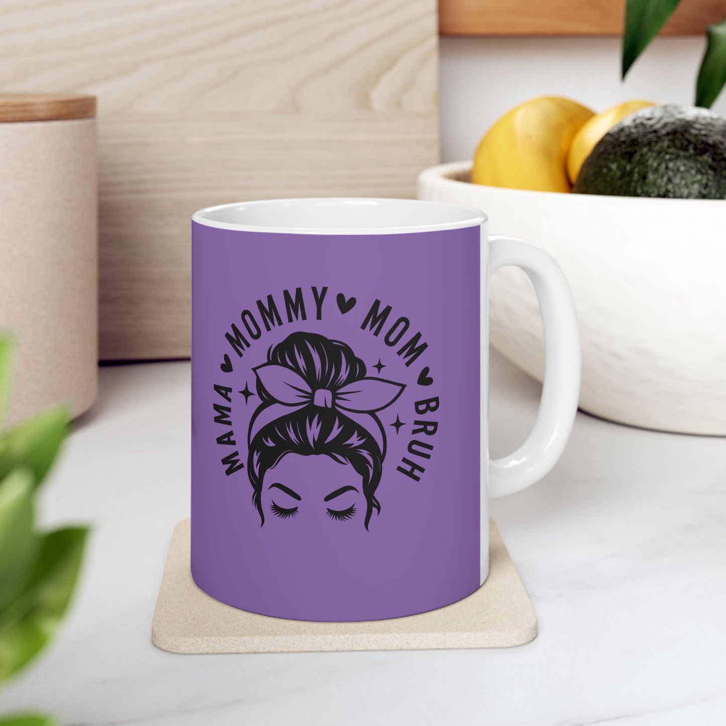 Mama Bruh Ceramic Mug — Funny Mom Coffee Cup (11oz & 15oz)
