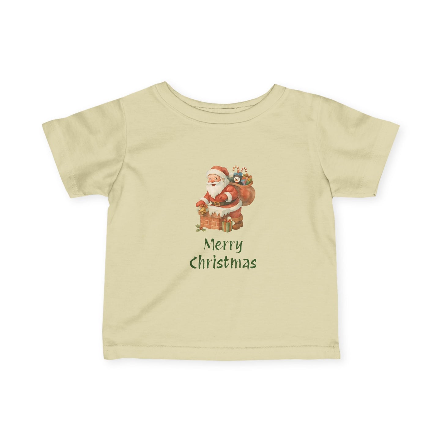 Merry Christmas Infant Tee, Holiday Baby Shirt, Cute Christmas Gift, Toddler Christmas Tee, Santa Infant T-Shirt