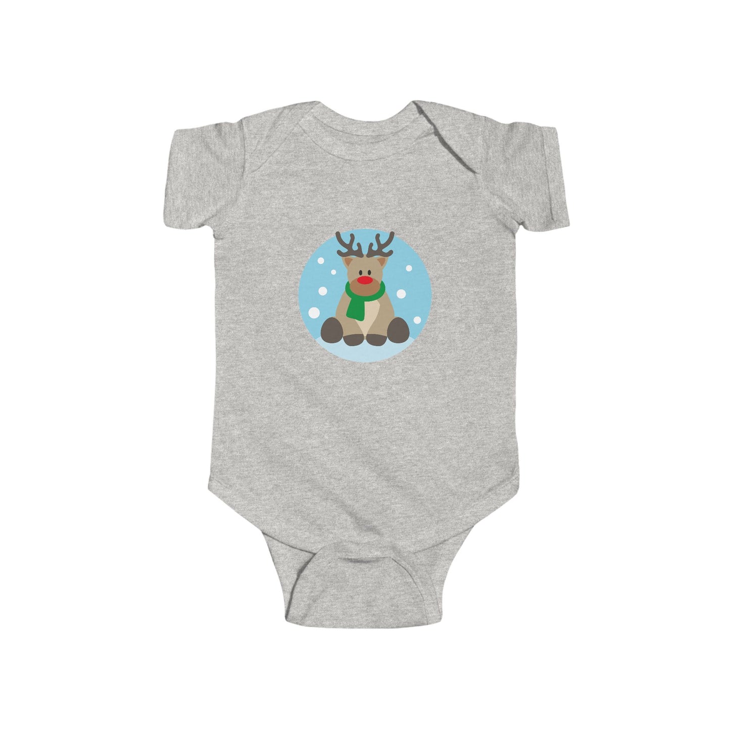 Baby Reindeer Bodysuit – Cute Winter Holiday Infant Onesie