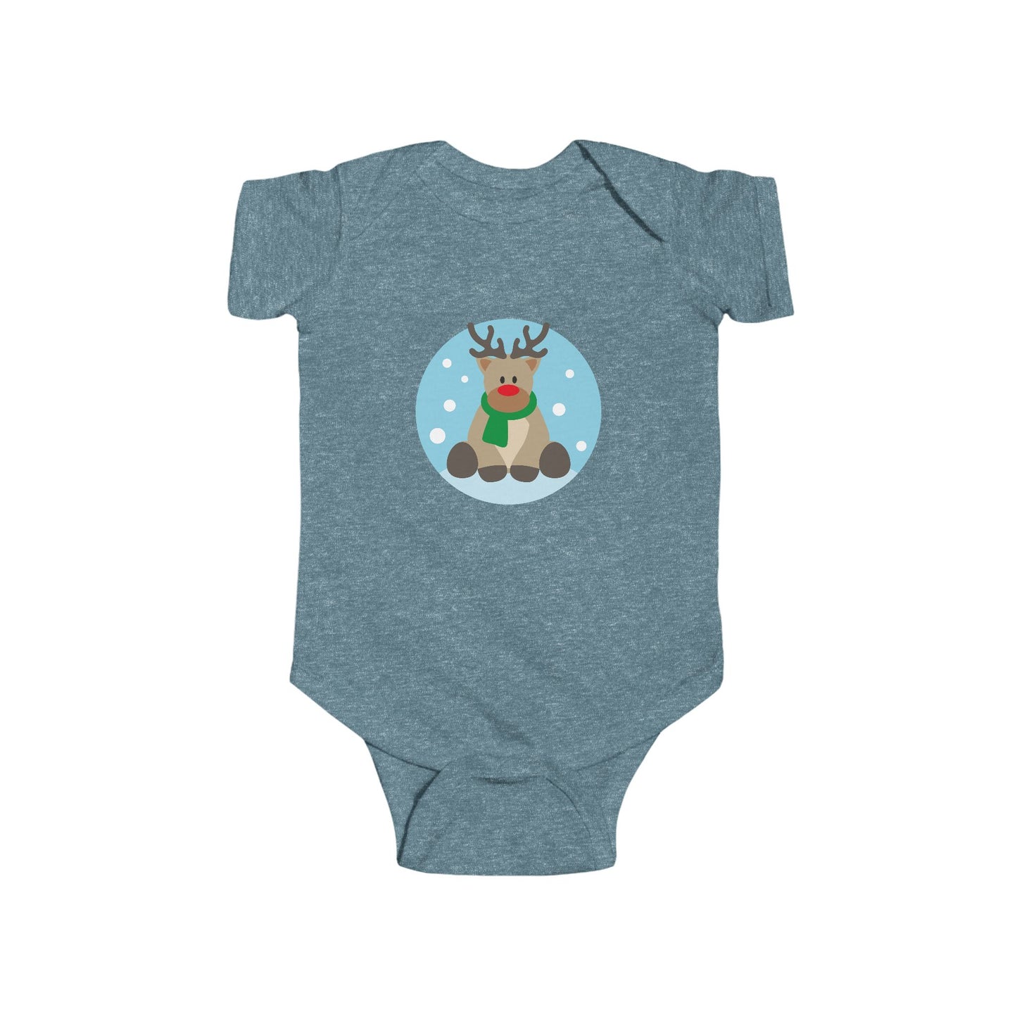 Baby Reindeer Bodysuit – Cute Winter Holiday Infant Onesie